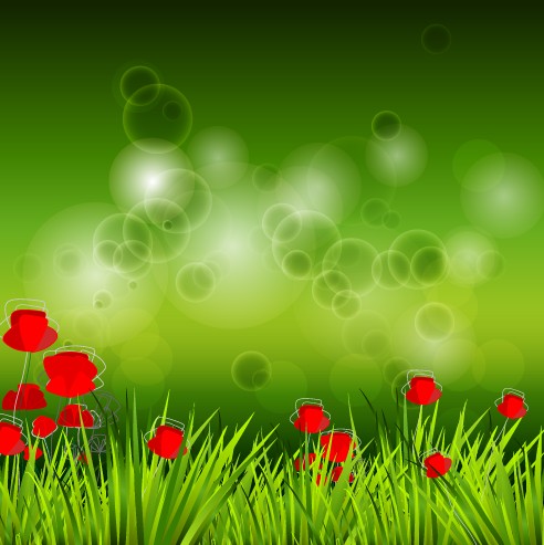 Shiny spring elements vector background graphic 04 Vector Background spring shiny elements element   