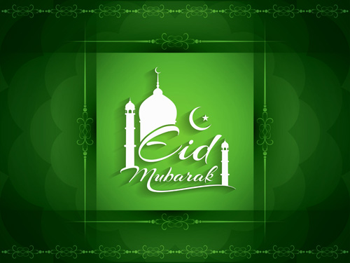 Mubarak Islam background design vector 04 Mubarak Islam background   