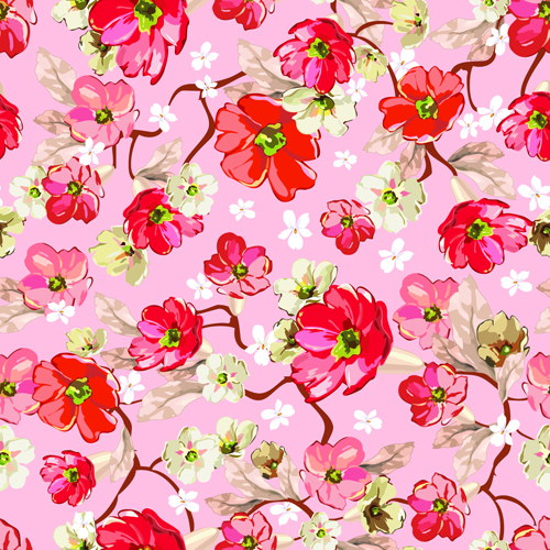 Beautiful Floral Patterns vector ser 05 patterns pattern floral pattern floral beautiful   