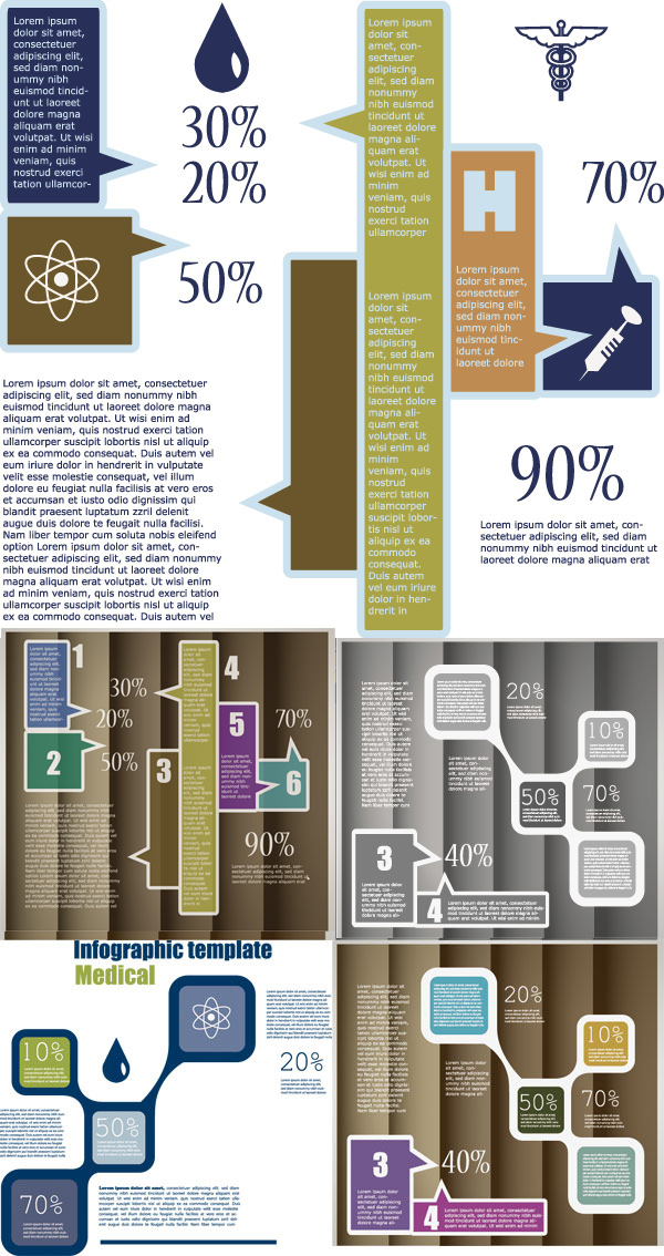 Presentation of information graph vector speech map chart template Analysis of information graph   