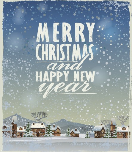 Christmas and New Year Town background vector 03 year new year christmas background vector background   