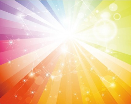 Free Rainbow Galaxy Design Vector Background vector rainbow galaxy free design background   