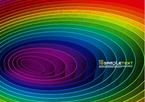 Dynamic rainbow backgrounds vector 01 rainbow dynamic   