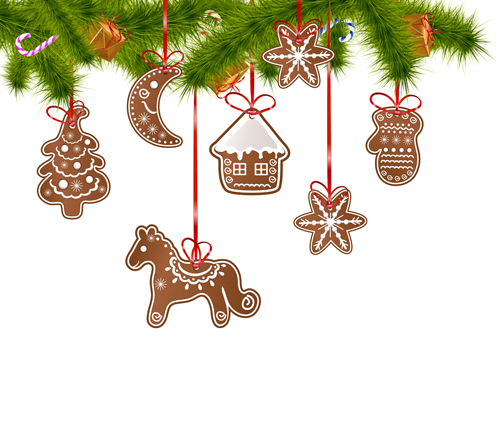 2014 Christmas Horse design elements vector 02 element design elements christmas 2014   