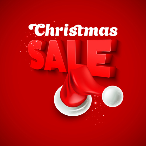 Christmas discounts sale vector material 03 sale material discounts christmas   