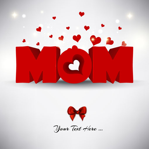 Creative mother day design material vector background mother design material day creative   
