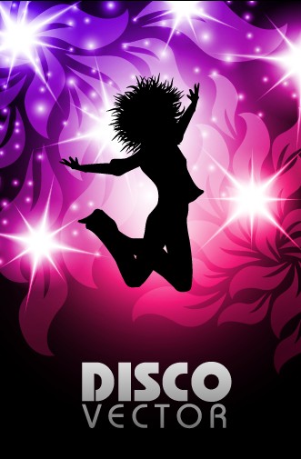 Elements of Music 80s party flyer design vector 01 party music flyer elements element   