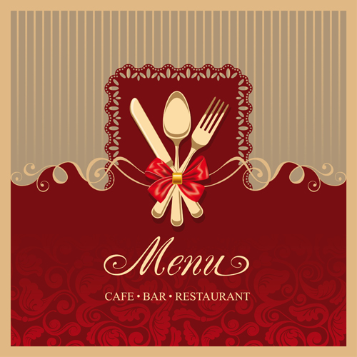 Elegant menu cover vector graphics 02 menu elegant cover   