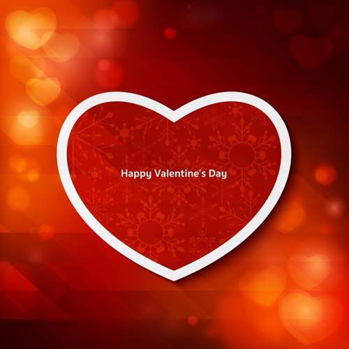 Halation valentines day red background vector valentines red halation day background   