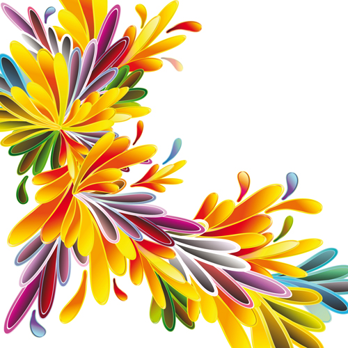 Different cartoon flower mix design vector 01 flowers flower different cartoon   