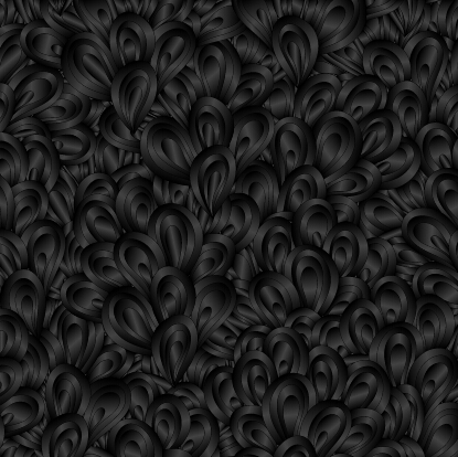 Black elements seamless pattern vector seamless pattern vector pattern elements black   