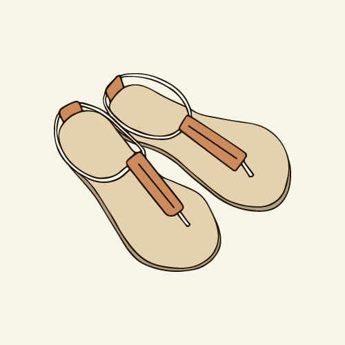 Slippers hand drawn vector 01 slippers hand drawn   