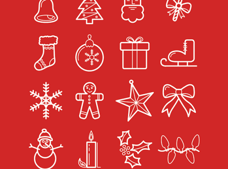 Free Christmas icons Set 50658 set icons free christmas   