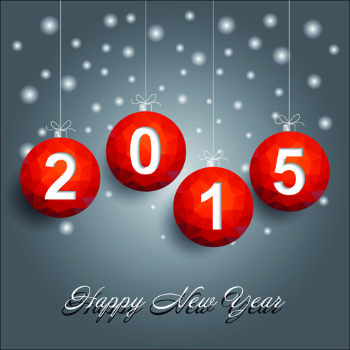 Geometric shapes ball 2015 new year background art 01 new year Geometric Shapes Geometric Shape 2015   