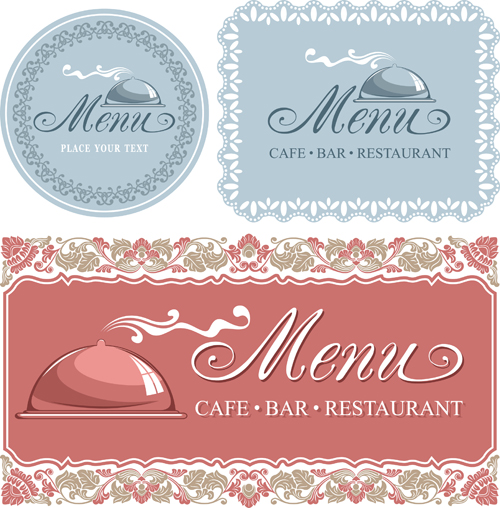 Elegant menu cover vector graphics 03 men elegant cover   