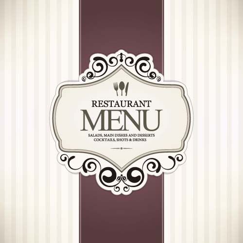 Ornate restaurant menu vintage vector 01 vintage restaurant ornate   