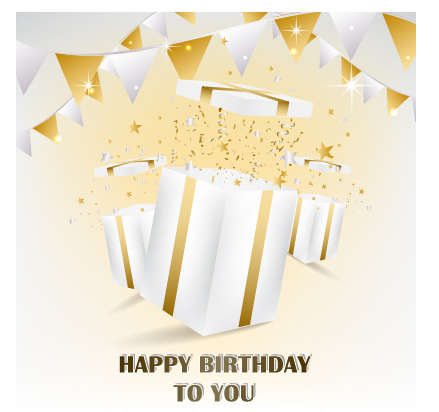 Happy Birthday gift card vector design happy birthday gift card card vector birthday   