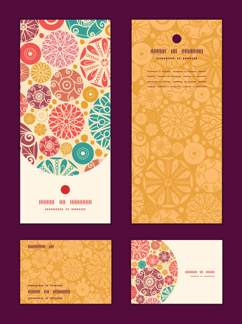 Ornate floral banners with cards vector 04 ornate floral cards banners   