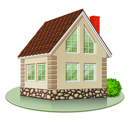 Different Houses design elements vector 04 houses house element different design elements   