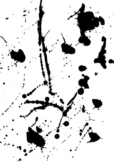 Elements of ink splatters vector background 07 splatters ink elements element   