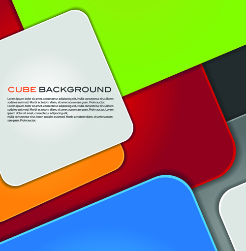 Modern cube background vector graphics 02 modern cube background vector background   