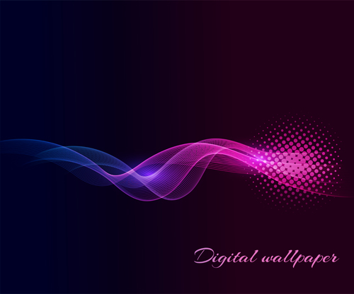 Purple wavy abstract vector wavy purple abstract   