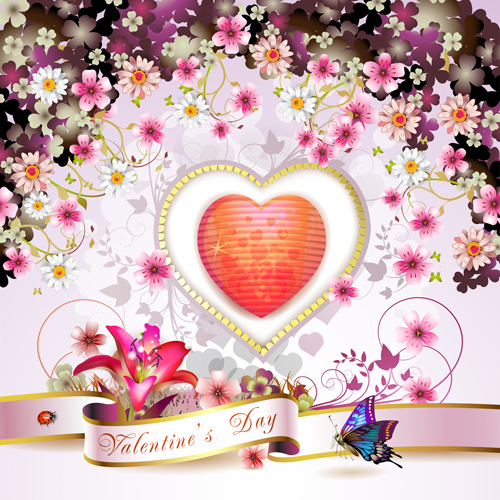 Sweet Valentine day card design vector 04 Valentine day Valentine sweet card   