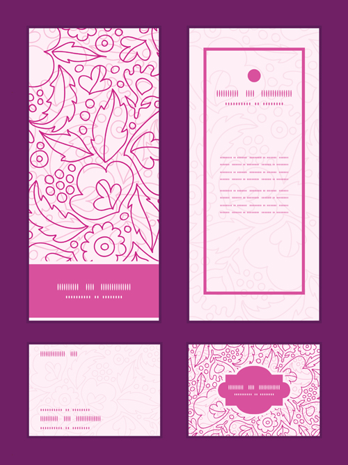 Ornate floral banners with cards vector 03 ornate floral cards banners   