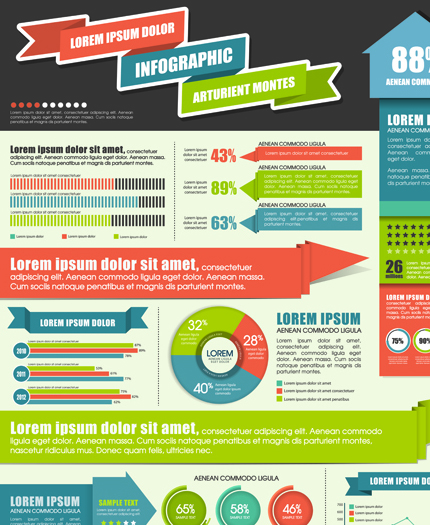 Business Infographic and diagram vector graphics 02 infographic diagram business   