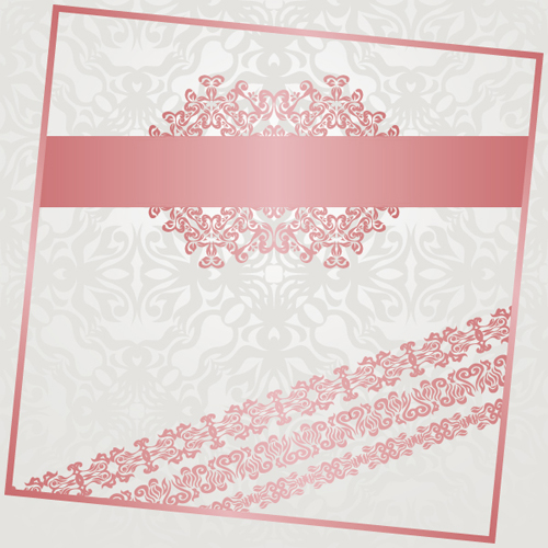 Pink frame with floral background vector pink frame floral background floral   