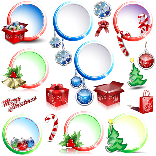 Christmas circular decor Illustration vector illustration decor circular christmas   