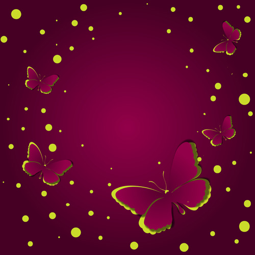 Paper cut butterfly vector background set 03 paper cut butterfly background   