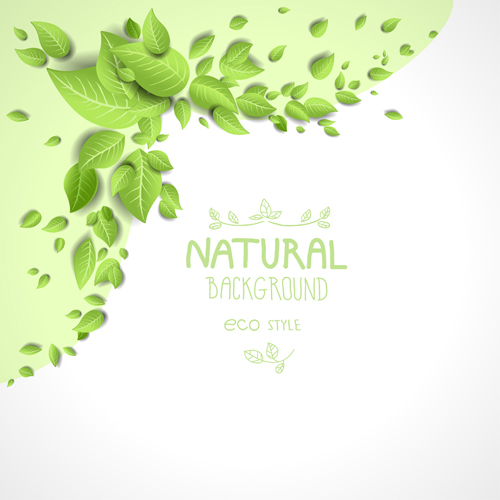 Beautiful green leaves natural background vector 03 natural leaves leave green leaves beautiful background vector background   
