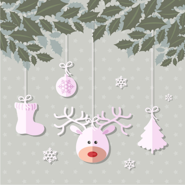 Christmas paper cut baubles vectors paper cut paper christmas baubles   