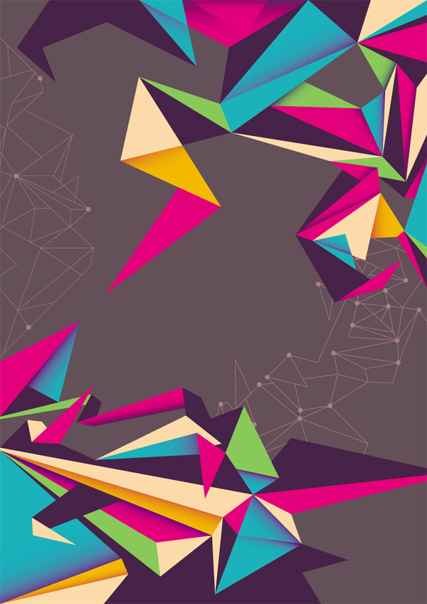 Color Origami style background style origami background   