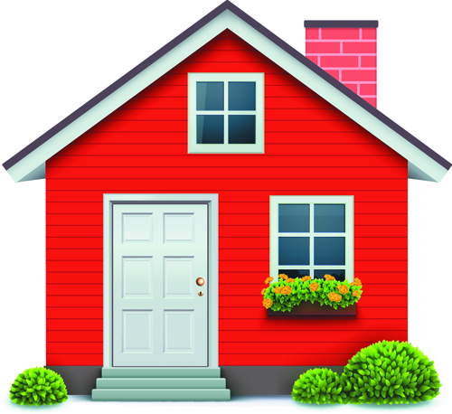 Different Houses design elements vector 05 houses house element different design elements   