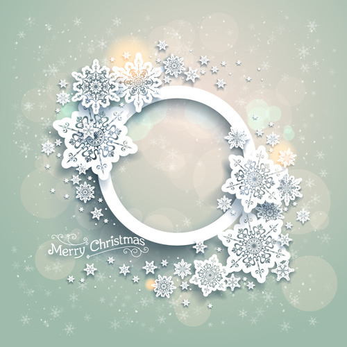 Beautiful snowflake with shiny background vector 03 snowflake beautiful background vector background   