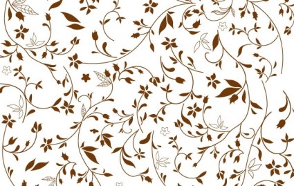 Retor Floral Pattern vector tree pattern flower floral   