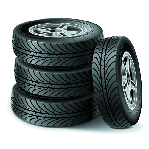 Creative car tires vector design 03 tire creative car   