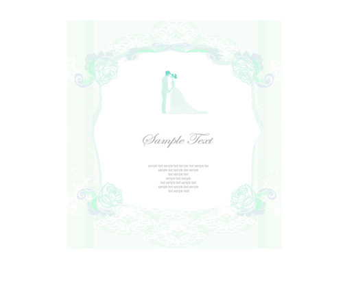 Shallow color Wedding backgrounds art vector 03 wedding Shallow color   