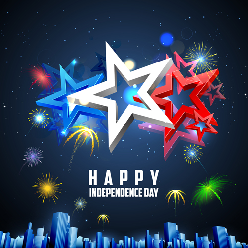 Happy independence day design vectors 03 Independence Day happy   