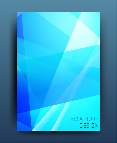 Magazine or brochure colored abstract cover vector 06 magazine cover colored brochure abstract   