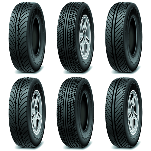 Creative car tires vector design 02 tire creative car   