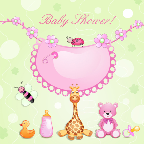 Cute baby cards creative design graphics vector 03 cute creative cards card baby   