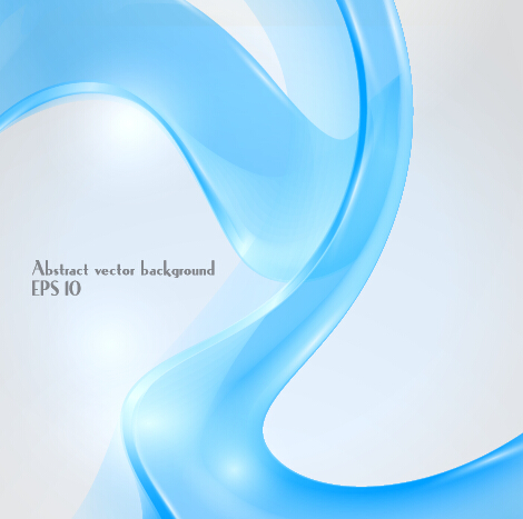 Dynamic transparent blue ribbon vector background 09 transparent ribbon dynamic blue background   