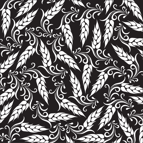 Set of Wheat patterns mix vector 01 wheat patterns pattern mix   