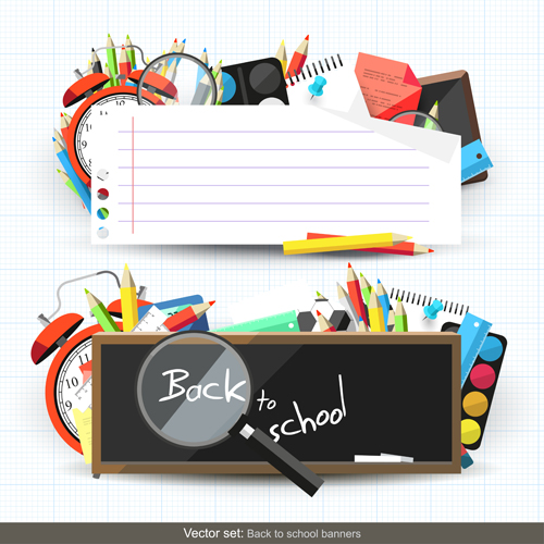 Back to school banner creative 02 school creative banner back   