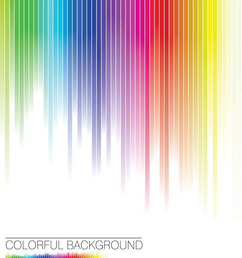 Colorful Rainbow background vector material 04 rainbow material colorful   