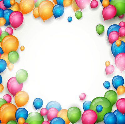 Colored balloon with white background white colored balloon background   