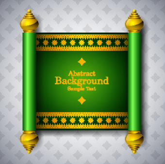 Arabic style scroll background vector 03 style scroll background vector background arabic   